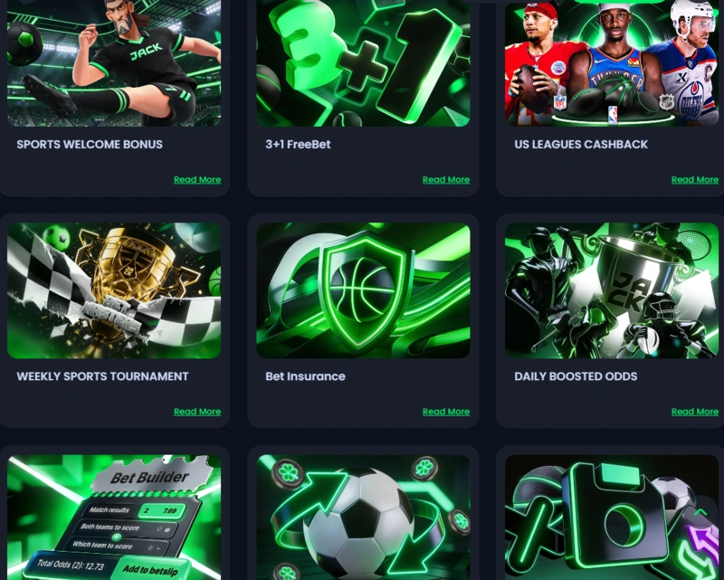 jackbit sports bonuses page